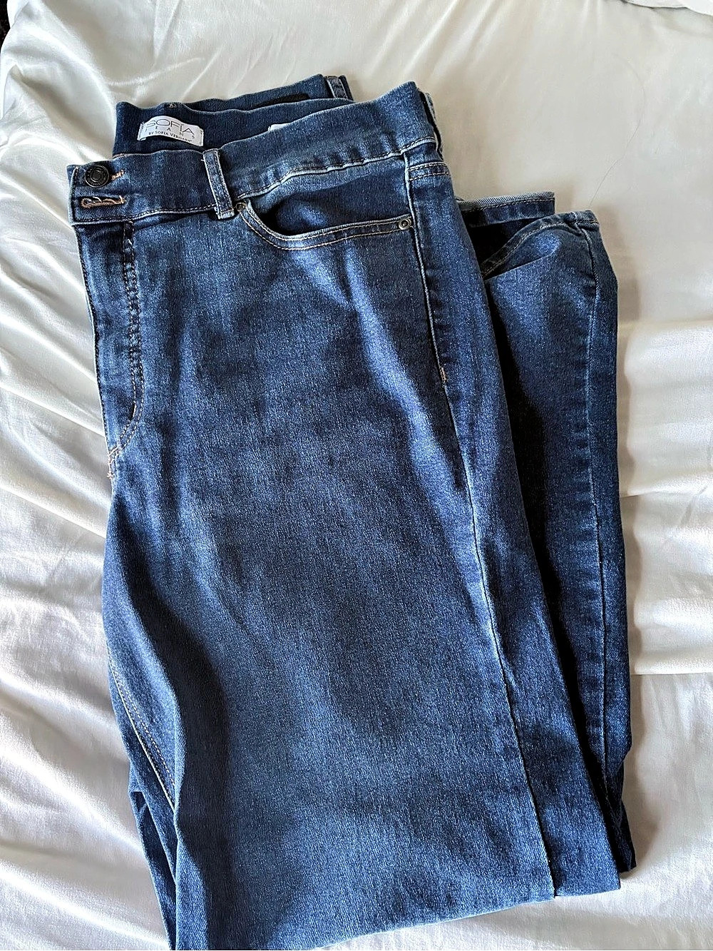 Sofia Jeans by Sofia Vergara Straight Leg Blue Jeans